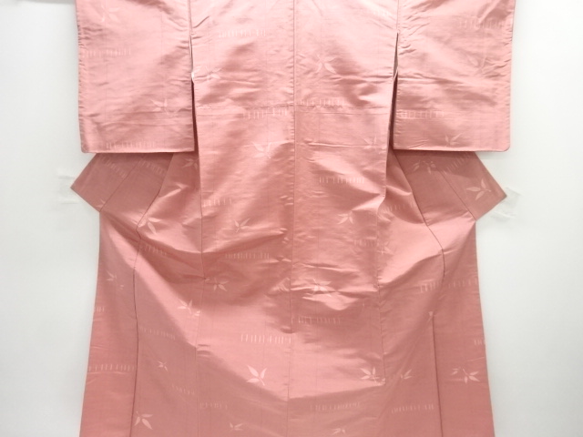 JAPANESE KIMONO / TSUMUGI / WOVEN BAMBOO GRASS